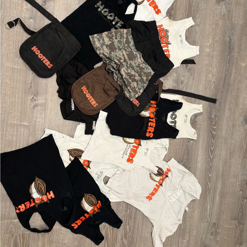 Hooters Used Uniforms Lot